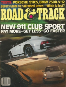 ROAD & TRACK 1988 MAY - RS60, SHELBY, 911 CLUB SPORT*